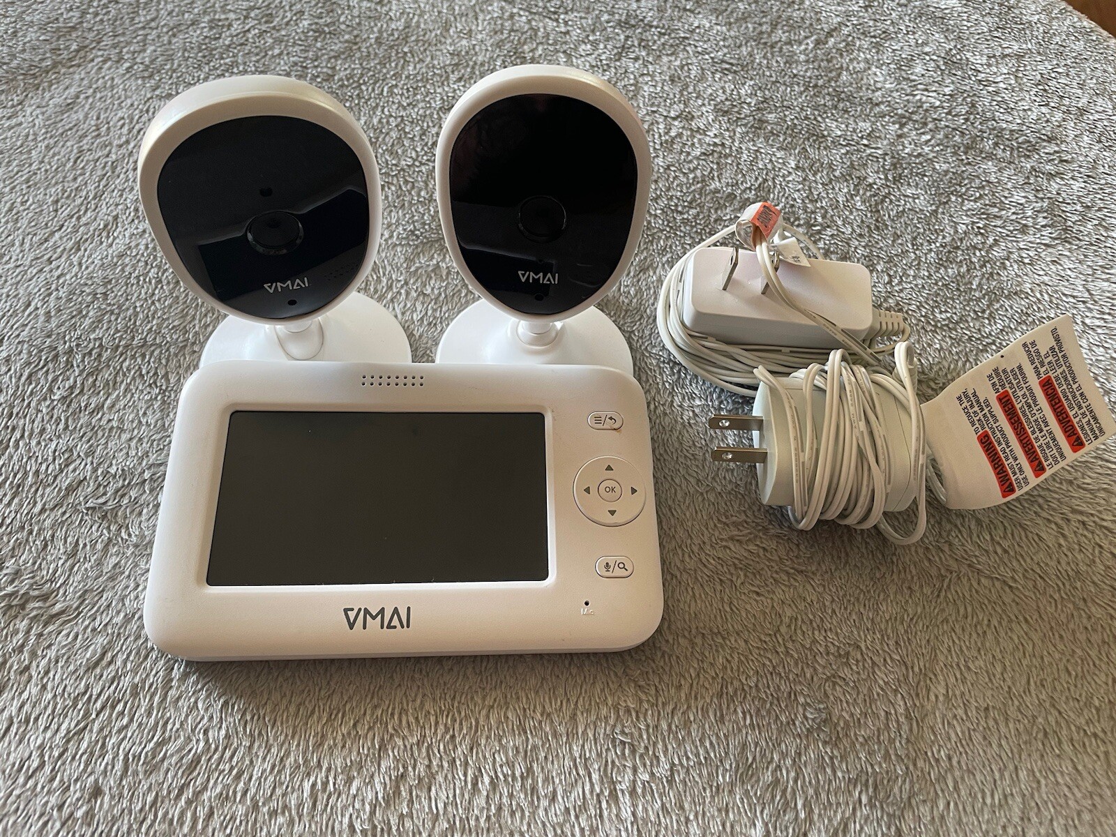 Baby Monitor, 4.3'' Video Baby Monitor with 2 Cameras, Night Vision-image