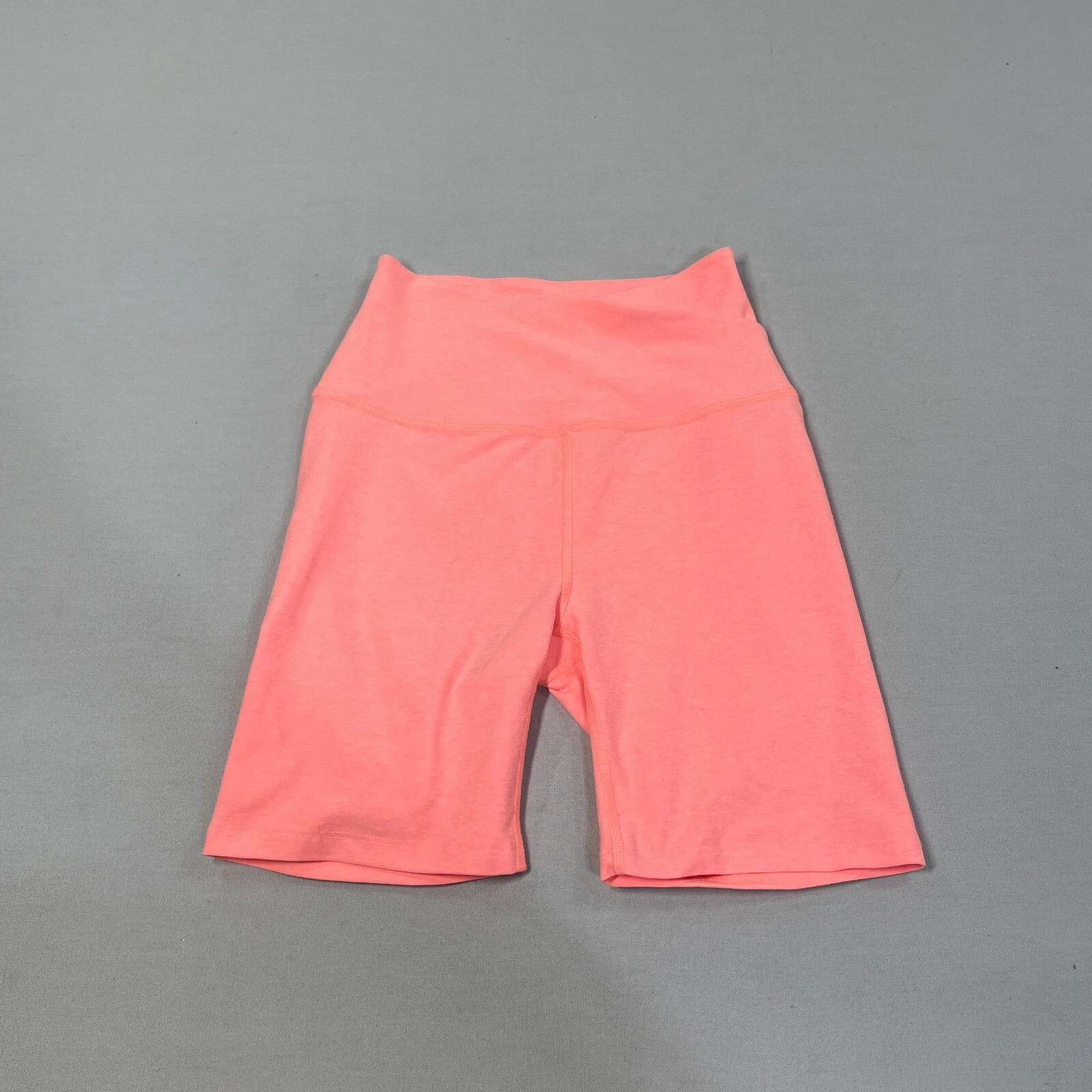 beyond-yoga biker crossover gym athleisure casual yoga shorts