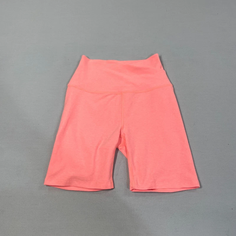 beyond-yoga biker crossover gym athleisure casual yoga shorts