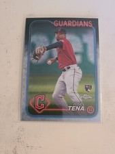2024 Topps Chrome Logofractor Edition Jose Tena #29 RC Cleveland Guardians