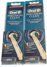 Oral B Precision Clean Replacement Brush Head 2 Pack New