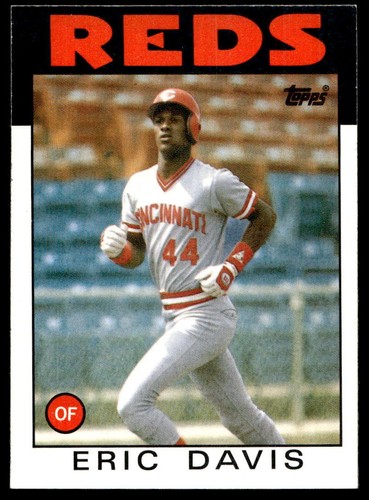 1986 Topps #28 Eric Davis Cincinnati Reds Sin precio base como nuevo - Imagen 1 de 2
