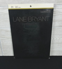 NEW VTG Lane Bryant Daysheer Pantyhose Invisible Reinforced Toe Black Size D