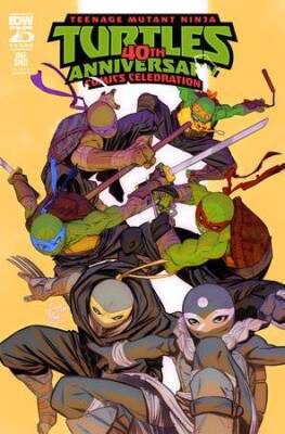 TURTLES TMNT 40TH ANNIVERSARY CELEBRATION #1 CVR E FEDERICI