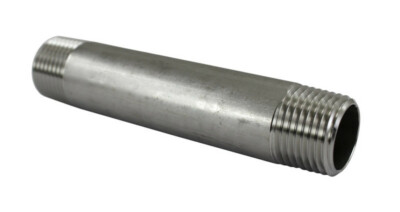 1/2'' Barrel Nipple, Stainless Steel  Pipe Fittings NPT SCH 40 SS SUS304