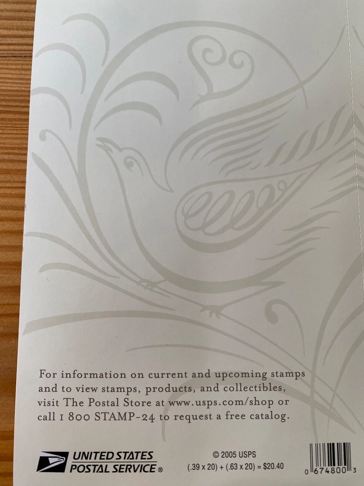 USA stamps Our Wedding Not Folded sheet, outbound and reply stamps - Image 2 of 4