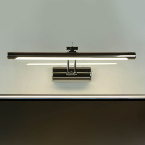 LED Spiegellampe Wandleuchte IP44 mit Schalter schwenkbar 4000 K B: 40 cm Metall - Bild 3 von 9