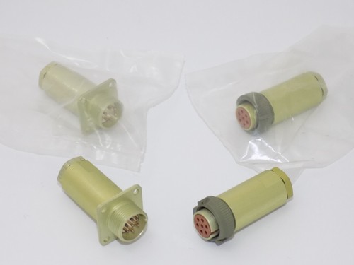 Conector de rosca circular de 7 pines RS7TV USSR militar Stat, juego M + F - РС7ТВ - Imagen 2 de 7