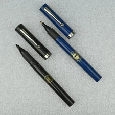 TWO Sheaffer No Nonsense Ballpoint Ink Pens Advertising Lions International