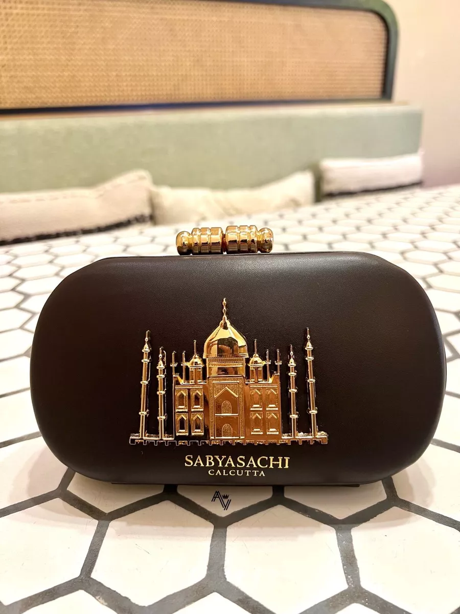 Sabyasachi black clutch sales