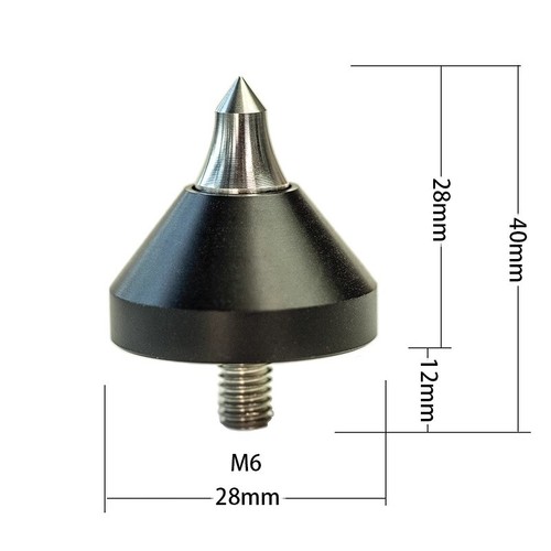 4 pz M6/M8/M10 316L altoparlante inox cuscinetto a spillo supporto isolamento cono piedi chiodo - Foto 8 di 14