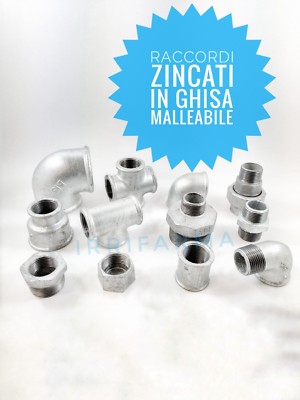 Gomito In Ferro Malleabile Zincato 90° - 1 Pollice NPT - Raccordo Per Tubazioni - Foto 4