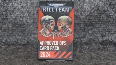 Games Workshop 2024 Kill Team Approved Ops Mission Card Pack WH40K NEU