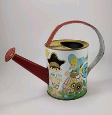 Vintage Chein Tin Litho Child's Watering Can Children Gardening
