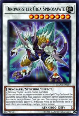 Yugi-oh! Dinowrestler Giga Spinosavate Dane-en034 Común/en
