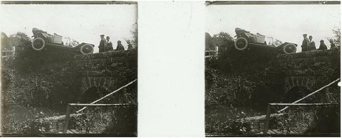 ~1900 Glas Stereo Foto: Autounfall in Frankreich (3 von 3) - Bild 2 von 2