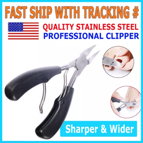 Toenail Clippers for Thick Ingrown Toe Nails Heavy Duty Precision Nail Scissor - Picture 2 of 11
