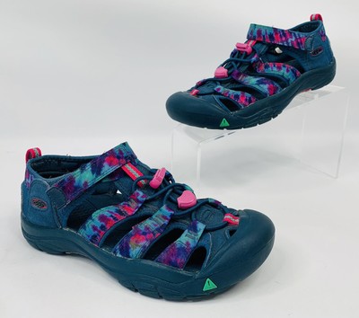 Womenâs Keen Newport Retro Tie Dye Sandals Size 4 Rainbow Very Good | eBay