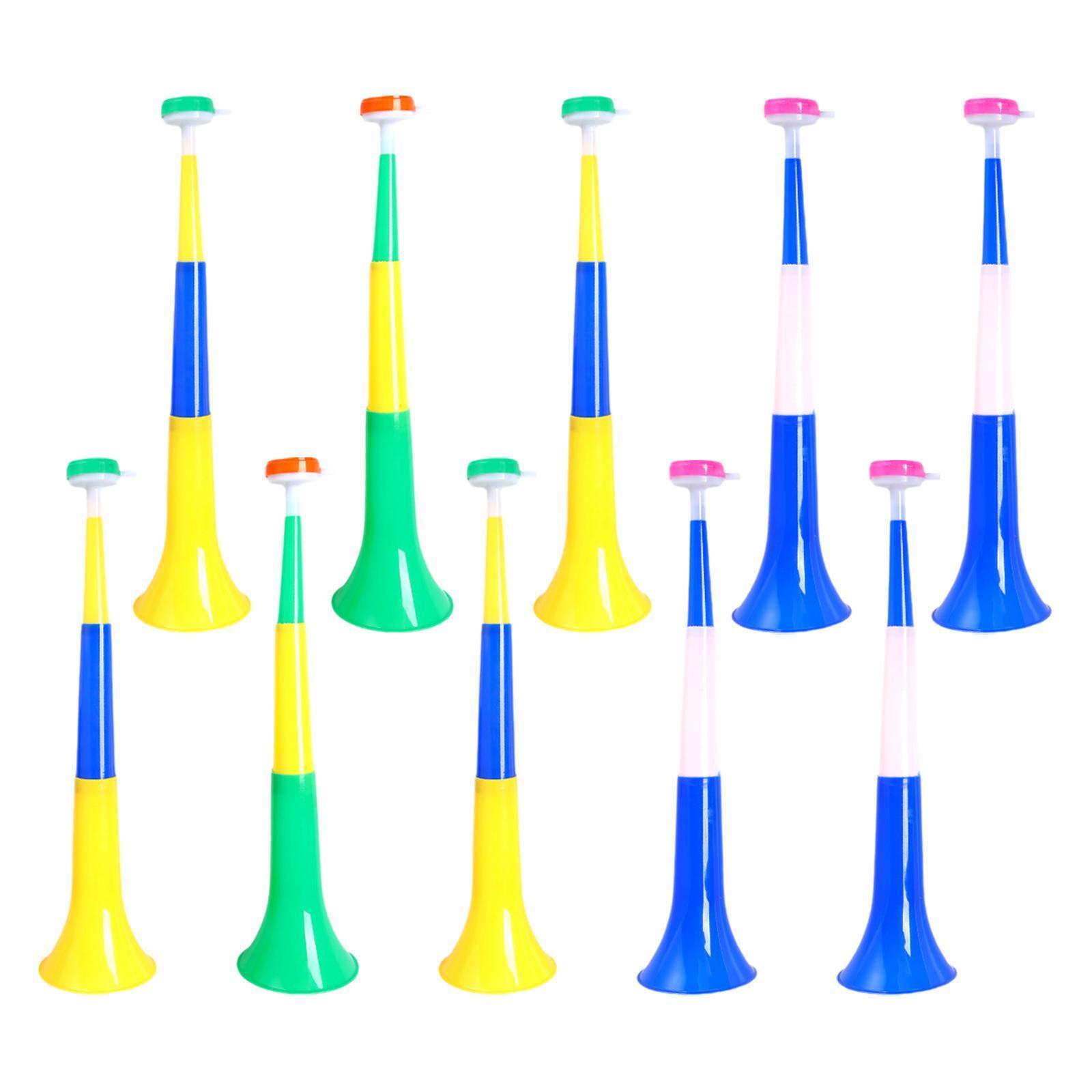 10x Stadium Horns Noisemakers Football Horns Cheering Horns for