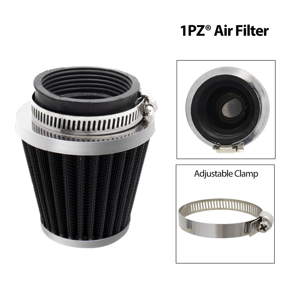 48/49/50mm 4 Air Intake Filter Cleaner For Suzuki GS400 GS550E GS550M GT750 - Image 4 of 4