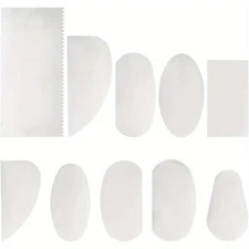 1set 10pcs Stainless Steel Clay Tools set 10 styles Serrated Scraper Pottery