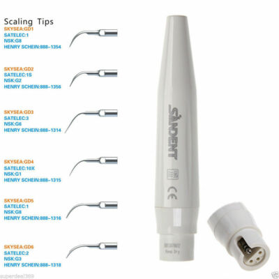 USA Dental Ultrasonic Piezo Scaler Handpiece / 5*Tips fit DTE Satelec Sale B/D