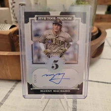2023 TOPPS FIVE STAR FIVE TOOL PHENOM MANNY MACHADO ON CARD AUTO CASE HIT #/15!!
