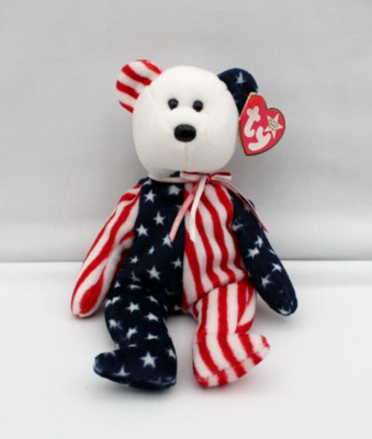 ty beanie babys bären Spangle mit Etikett