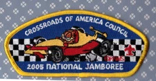 JSP  2005 - Crossroads of America Council  - Mint -  Yellow Border
