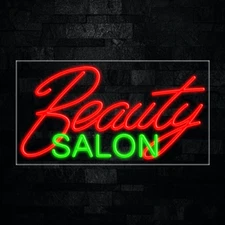 Beauty Salon LED Neon Sign 33"L x 18"H #30354