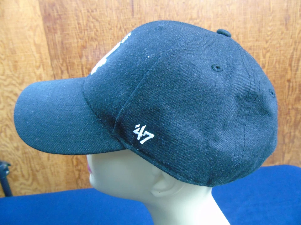 Washington Wizards NBA - 47 Brand Black Cap Hat Adjustable OSFA - Image 2 of 4