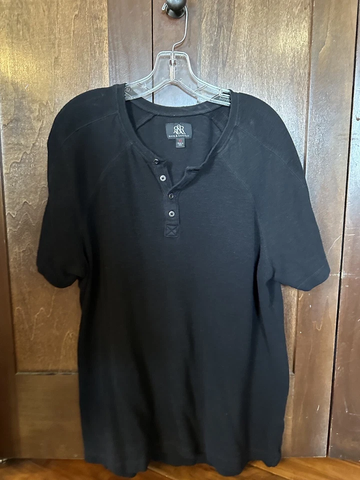 Lot of Rock & Republic Men's Shirts Short Sleeve Button Down & Henley XL - Image 4 of 4
