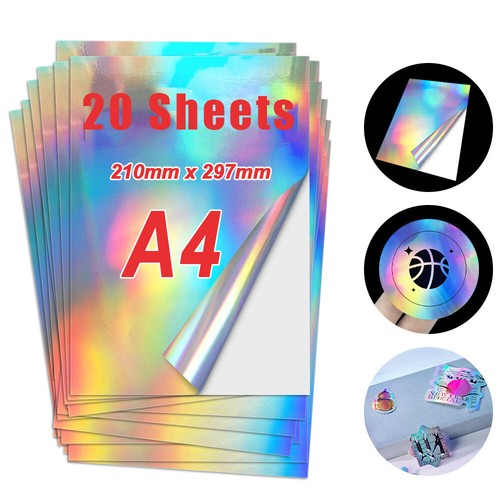 Printable Vinyl Sticker Paper A4 - 8.5x11'' Decals Waterproof for InkJet Printer - Bild 13 von 29