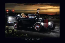Joyride Elvis & Marilyn: By Helen Flint Poster 36in x 24in
