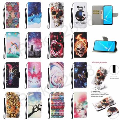 Case for Samsung Galaxy A22 A13 A53 A33 Leather Wallet Card Slot Pattern Stand