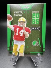 2023 Leaf Draft - Class of 2025 #86 Walker Howard (RC) Green