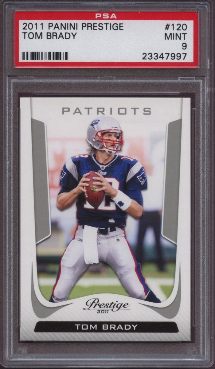 ブレイディ.R 2011 Panini Prestige 120 Tom Brady PSA 9 Mint Patriots | eBay