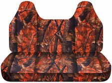 Camoufalge Seat Covers Fits 94-01 Dodge Ram 1500 Front Bench W Molded Headrest