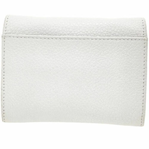 Christian Dior Münzetui Geldbörse Weiß Leder Magnetfach aus Japan y5684 - Bild 2 von 10