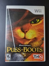 Puss in Boots Nintendo Wii Game Tested Working w/ Case & Original Cover