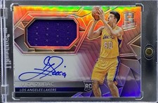 2016 Spectra Ivica Zubac Rookie Patch Autograph Auto /300 RPA RC LA SILVER HOLO