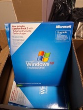 Windows XP Pro Upgrade SP2   Retail Box   E85  02666   New - 2002