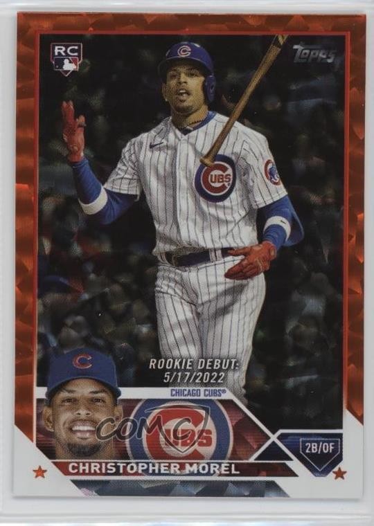 2023 Topps Update Debut Orange Foil /299 Christopher Morel #US163 Rookie RC 04cw