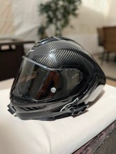 Alpinestars Supertech R10 Motorcycle Helmet Black Carbon Size Medium Alpinestars Supertech R10 Motorcycle Helmet Black Carbon Size Medium
