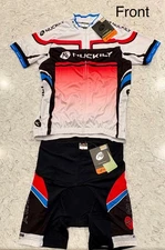 2 Jerseys & 2 Shorts Nuckily Women’s Size Large Cycling Jersey & Shorts NWT