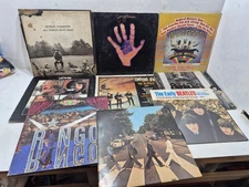 Lot of Vintage The Beatles & Solo Albums Records Vinyl Ringo/Harrison/Abbey Road