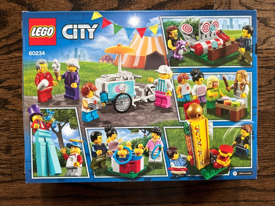 LEGO 60234 City People упаковка весело ярмарка новый запечатанный сняты с производства 14 минифигурки - Изображение 2 из 4