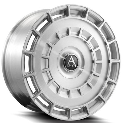 Azad Wheels AZV06 - Floating Cap 22x9 Brushed Silver (4pcs) A2