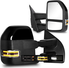 Towing Mirrors for 2015-2020 F150 Ford Pickup with Turn Signal  Running Lights