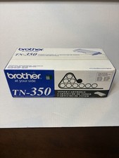New Genuine Brother TN-350 Black Toner Cartridge Box New Sealed